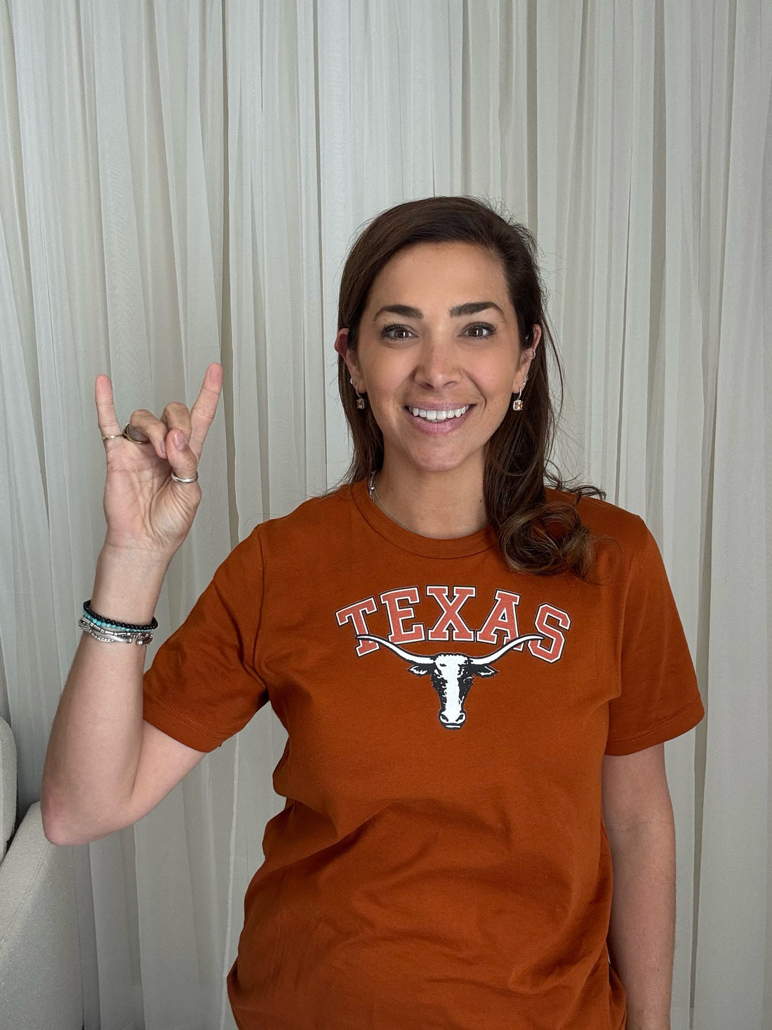 Burnt Orange Texas Loghorn T-shirt