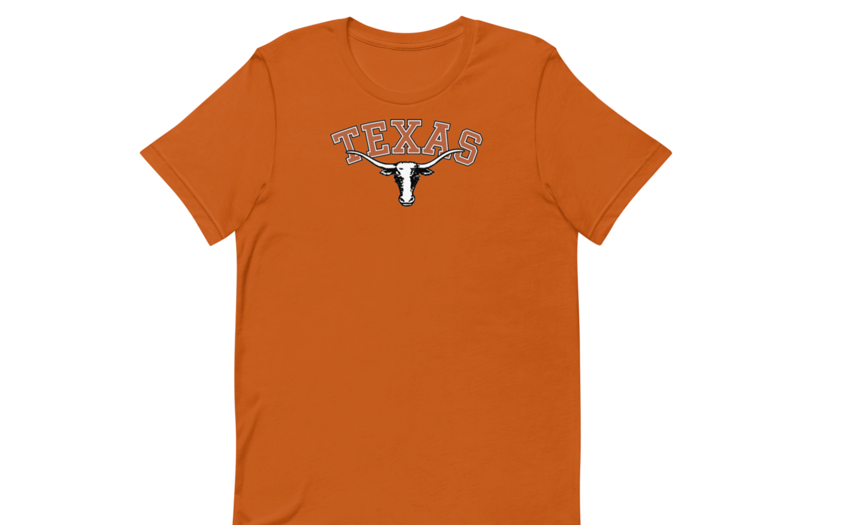 Burnt Orange Texas Loghorn T-shirt