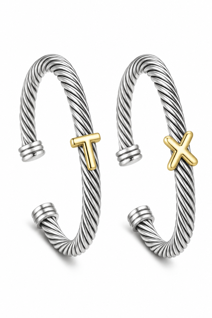 T &amp; X Cable Bracelets