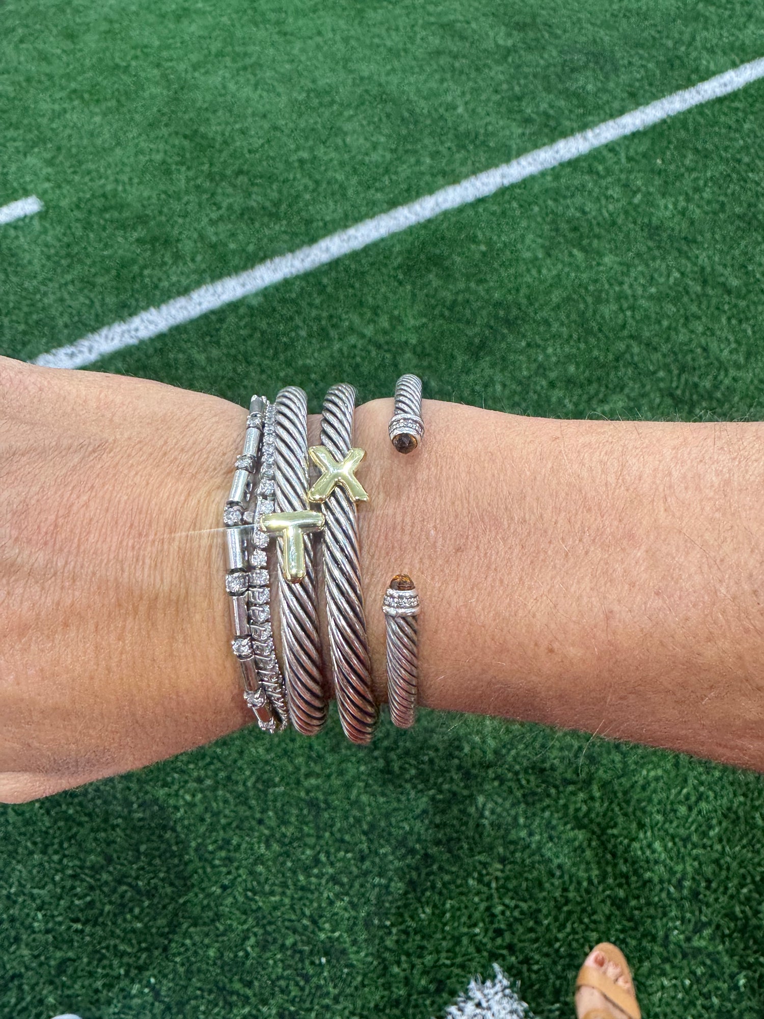 T &amp; X Cable Bracelets